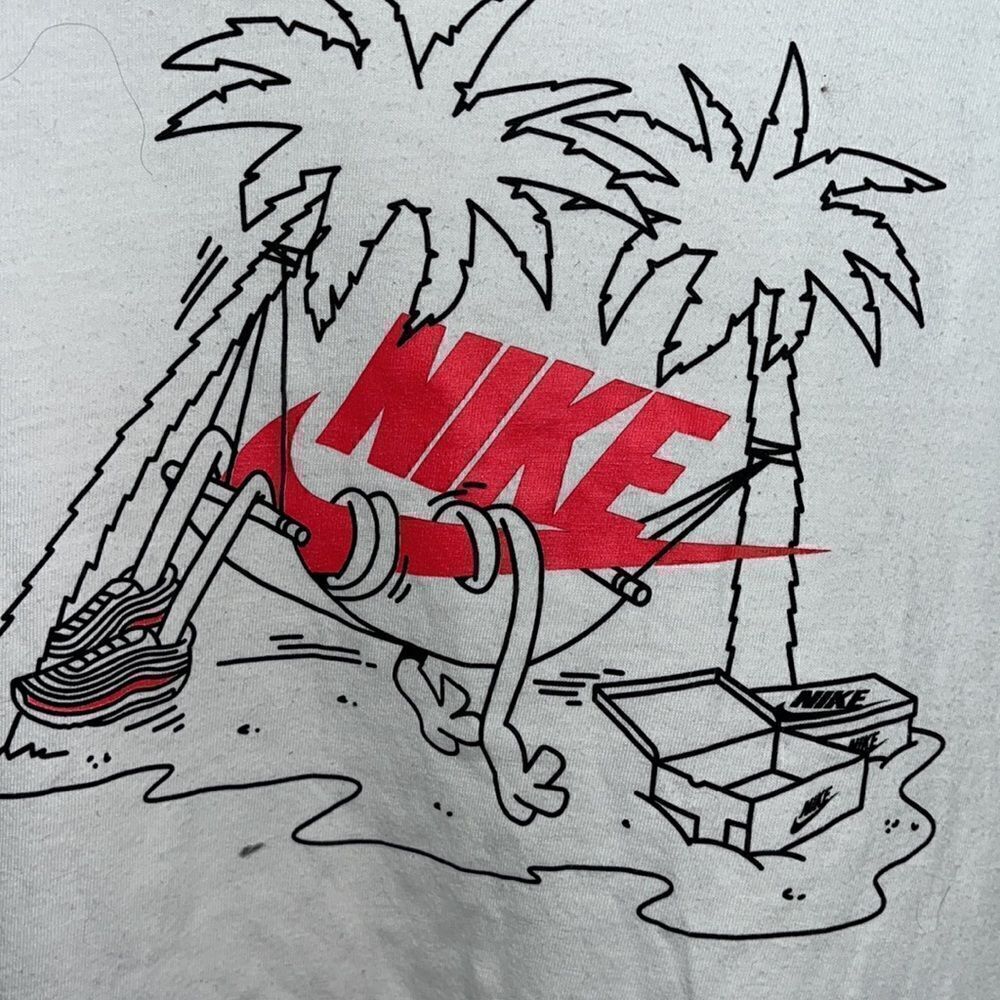 Nike Air Resting Poolside Beach Hammock running tired Kicks tennis shoe T shirt